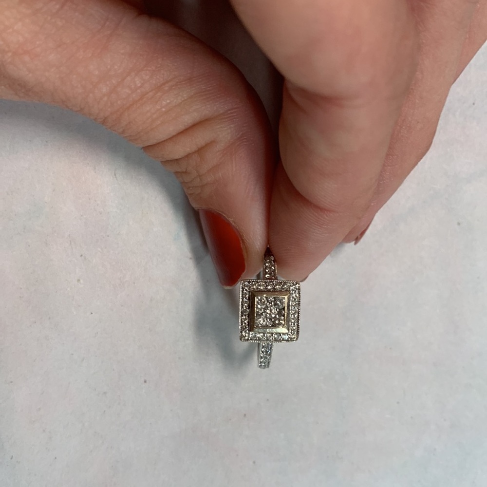 Diamond And Silver Ring - image 7